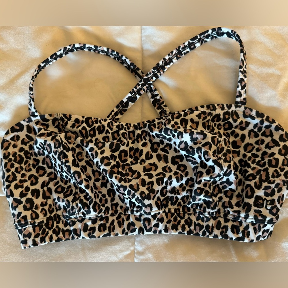 Albion Swim Top- Cheetah Print